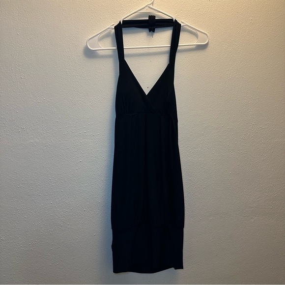 Bodycon Dress Black Halter Dress Size Small - Picture 3 of 8